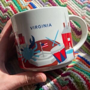 Starbucks You Are Here Collectors Mug Virginia 2014